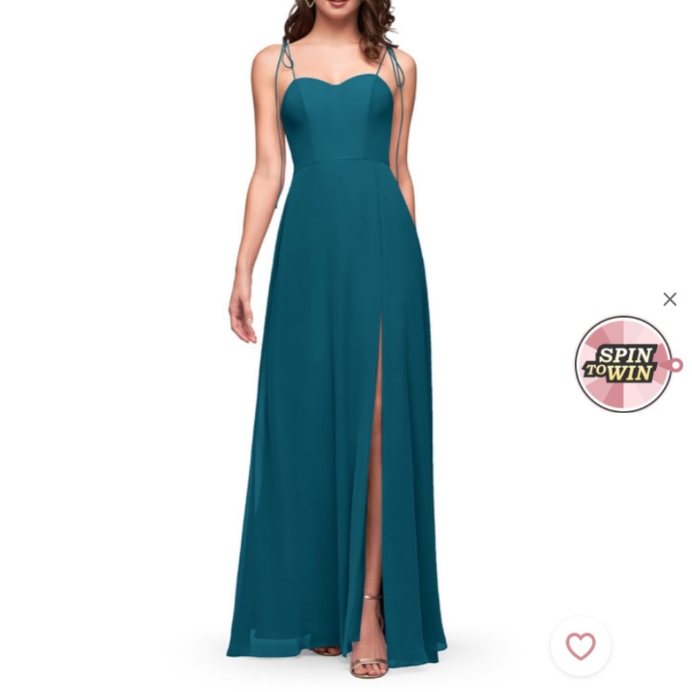 Azazie bridesmaids dress. XS. Ink blue.